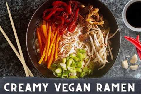 AMAZING CREAMY VEGAN RAMEN/ Starch Solution/ Maximum weight loss plan/ Vegan weight loss meal