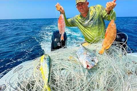 This Giant Bundle of Line was a Killing Machine! {Catch Clean Cook} Old Bahama Bay, The Bahamas!