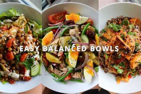 EASY BALANCED BOWLS // FULL RECIPES 🌱
