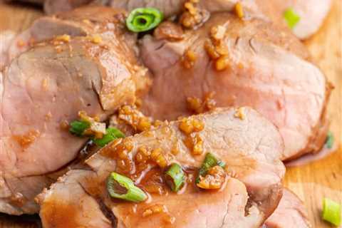 Asian Marinated Roasted Pork Tenderloin