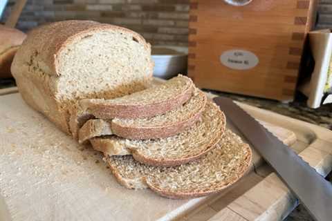 Our everyday, 100% whole wheat, freshly milled sandwich bread
