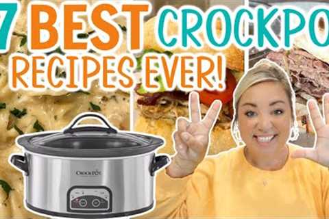 7 BEST EVER CROCKPOT RECIPES | EASY SLOW COOKER FALL RECIPES | MUST TRY EASY WEEKNIGHT DINNERS