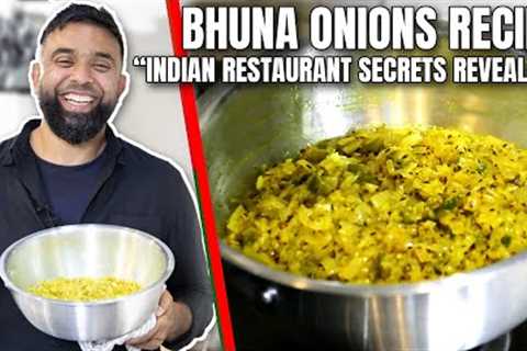 How To Make BHUNA ONIONS  | British Indian Restaurant Style Recipe