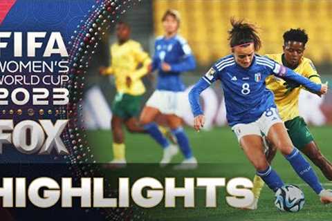 South Africa vs. Italy Highlights | 2023 FIFA Women''s World Cup