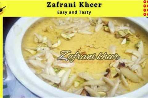 Zafrani kheer with sagodana twistzafrani kheer by cooking with anila