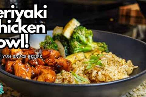 DELICIOUS TERIYAKI CHICKEN BOWL THAT''S EASY TO MAKE AT HOME | QUICK WEEKNIGHT RECIPE TUTORIAL