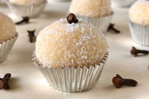 3-Ingredient Condensed Milk Coconut Truffles