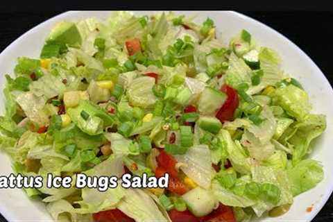 Lettuce salad recipe | Healthy salad | Salad dressing #food #healthy #salad #theroastedrecipes