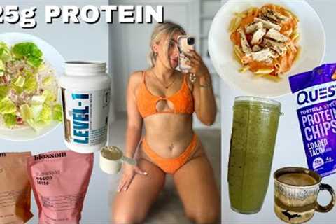 What I Eat In A Day 125+ Grams of Protein: Sustainable Weight Loss & Non Restrictive