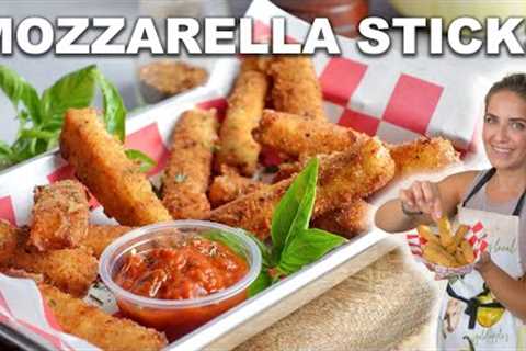 Super Easy Homemade Mozzarella Sticks!