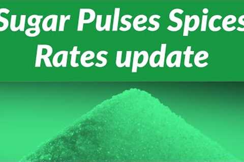 Daily latest news and wholesale price updates of pulses, sugar spices and other grains