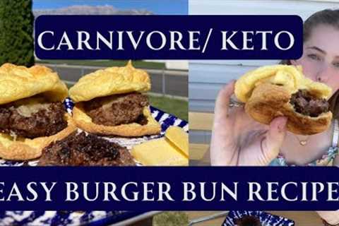 Keto/ Carnivore friendly EASY Burger bun recipe
