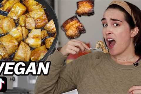 I Tried That WILD Vegan Pork Belly From TikTok