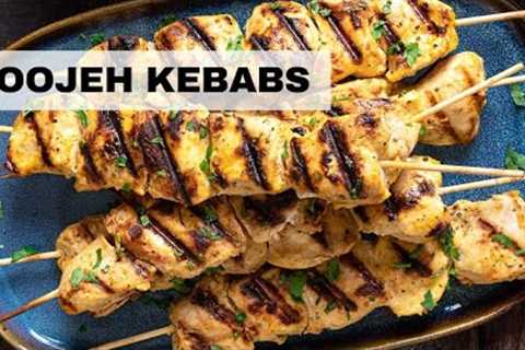 PERSIAN CHICKEN KEBAB | a super easy chicken kebab recipe (Joojeh Kebab)