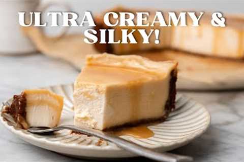 Unbelievably Silky Baked Vegan Cheesecake Recipe