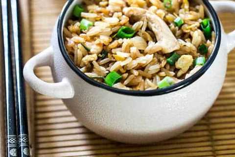 Easy Chicken Fried Rice {Gluten Free}