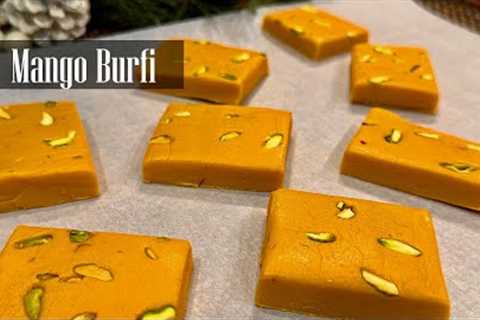 Mango Burfi Recipe || Mango Milk Powder Burfi || Mango Easy Dessert - RKC