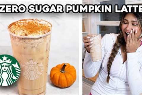 Zero Sugar Starbucks Pumpkin Spice Chai Latte! Homemade, Low Carb and Keto Friendly Recipe
