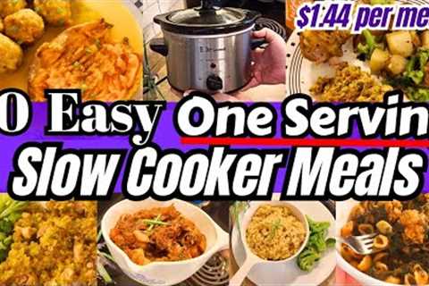 Crockpot Cooking For One | 10 One Serving Slow Cooker Walmart Meals For $14.36