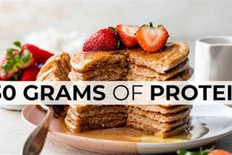 PROTEIN PANCAKES RECIPE | healthy breakfast idea