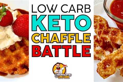 Keto CHAFFLE Battle! - The PERFECT Low Carb Chaffles Recipe?