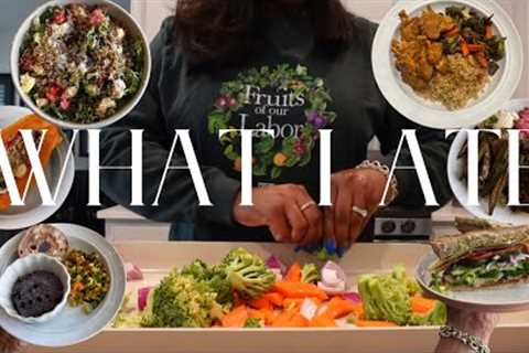 Plant based what I eat in a week | meal prep, cozy  comfort meals, easy meals (sweet greens vegan)