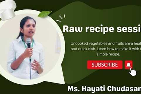 raw vegan recipes | New Diet System recipes uncooked at NDS Shivir