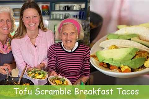 Plant-Based Tofu Scramble Breakfast Tacos