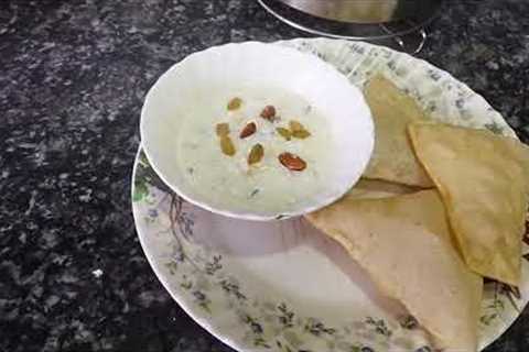 Firni and Puri Recipe | Homemade Khir Puri | Nepalese/Indian Typical food