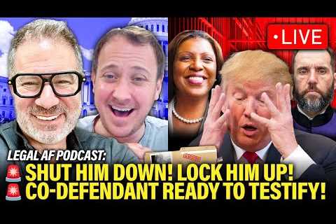 LIVE: Trump THREATS Backfire as Prosecutors TAKE HIM DOWN | Legal AF