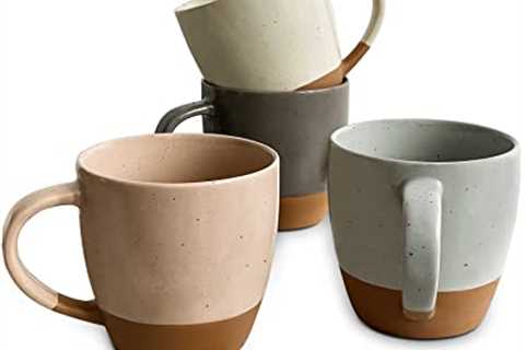 How to properly handle a ceramic coffee mug set?