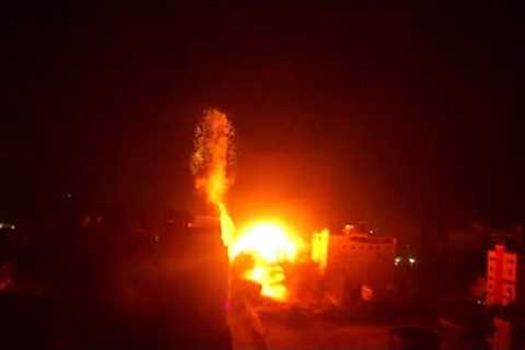 Video Shows Destruction From Israeli Air Strikes