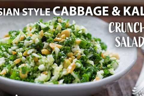 Get Your Greens On With This Kale and Cabbage Peanut Crunch Salad!