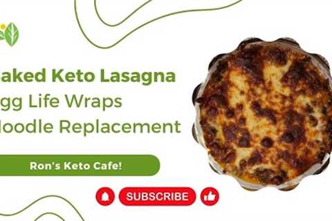 How to make a Baked Keto Lasagna using Egg Life Wraps as your Noodle Replacement!