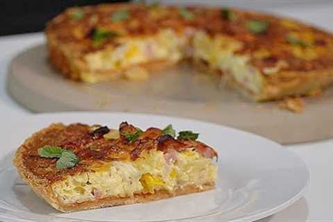 Say aloha to your new favorite dish! Hawaiian Pizza Quiche – Air Fryer