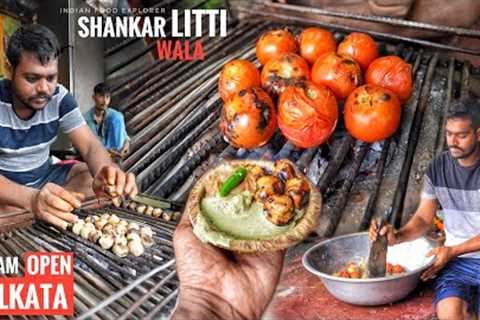 ￼Shankar Litti Wala | We started Litti Chokha in Kolkata | Plate only Rs.50/- | Street Food India
