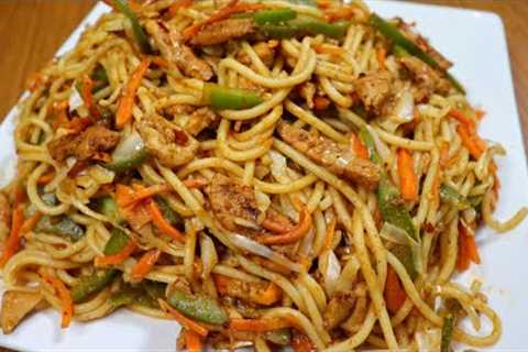 Spicy Chicken Spaghetti Recipe | Chicken & Vegetable Spaghetti | Quick & Delicious..