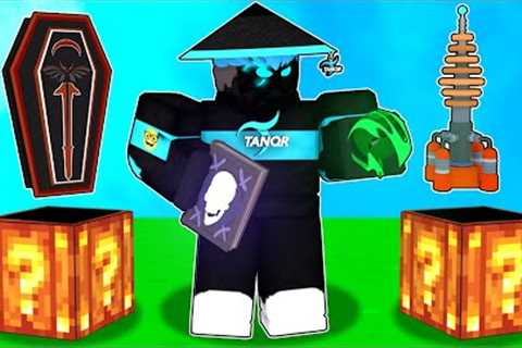So they added HALLOWEEN LUCKY BLOCKS in Roblox Bedwars..