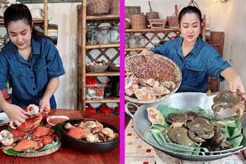 Delicious Mud crab cooking with 2 recipes - Cooking with Sreypov