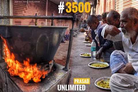 This Place is Served Unlimited Khichdi Prasad | 3500 People Eat Everyday | Street Food India