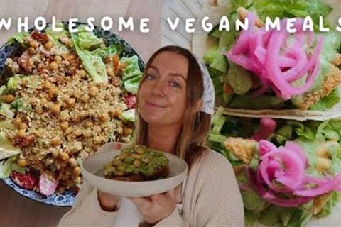 what I eat in a day | vegan meals made with love + mini kitchenware tour 🧡