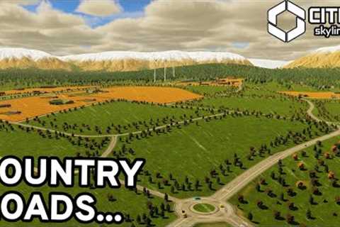 Creating REALISTIC Countryside In Cities Skylines 2!