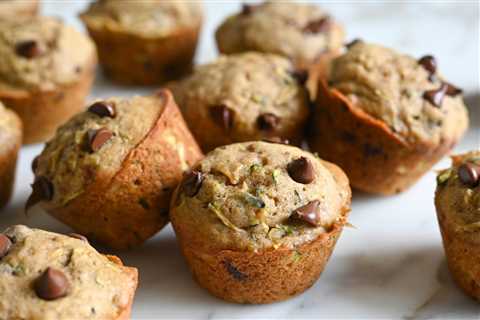 Zucchini Muffins with Chocolate Chips