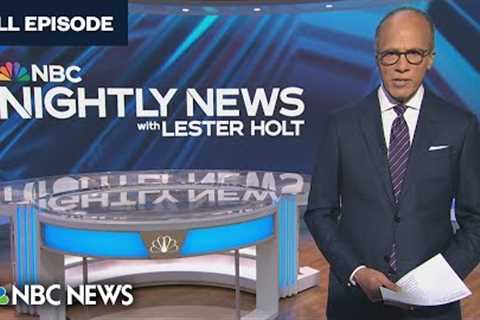 Nightly News Full Broadcast - Nov. 1