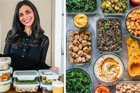 VEGAN MEAL PREP FOR WINTER | 8 ingredients for healthy meals (+ PDF guide)