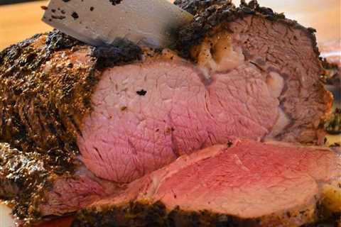 Prime Rib on a Charcoal Grill