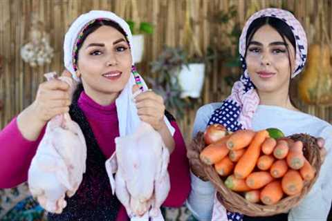 How To Cooking Delicious Carrot Pilaf In Nature