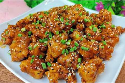Sesame chicken ! Easy, fast and incredibly delicious