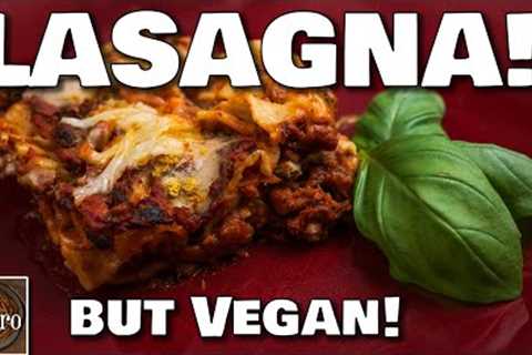 Lasagna Bolognese but VEGAN - Easy Recipe with Lentils