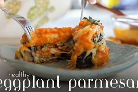 Healthy Eggplant Parmesan Using Liquid Cheese...? #eggplantrecipe #healthyfood #recipe